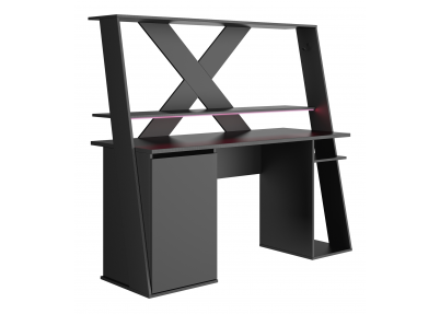 Game bureau 'aXyon' met LED-strip Game bureau aXyon met LED-strip