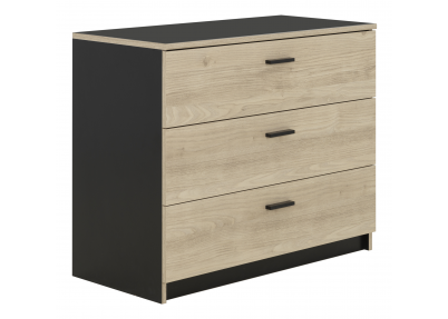 Ladekast 'Archer' met 3 lades Ladekast Archer met 3 lades