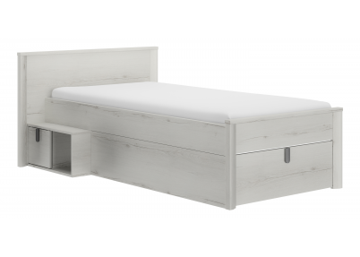 Tienerbed 'Lugano' wit Tienerbed Lugano wit