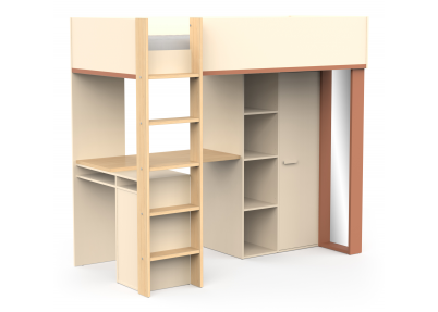 Hoogslaper 'Camillia' terracotta Hoogslaper Camillia terracotta