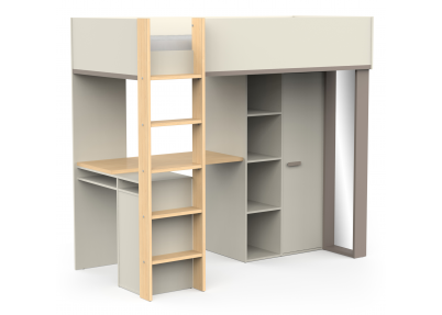 Hoogslaper 'Camillia' grijs Hoogslaper Camillia grijs