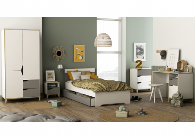 Minimalistische tienerkamer 'Elegance' Minimalistische tienerkamer Elegance